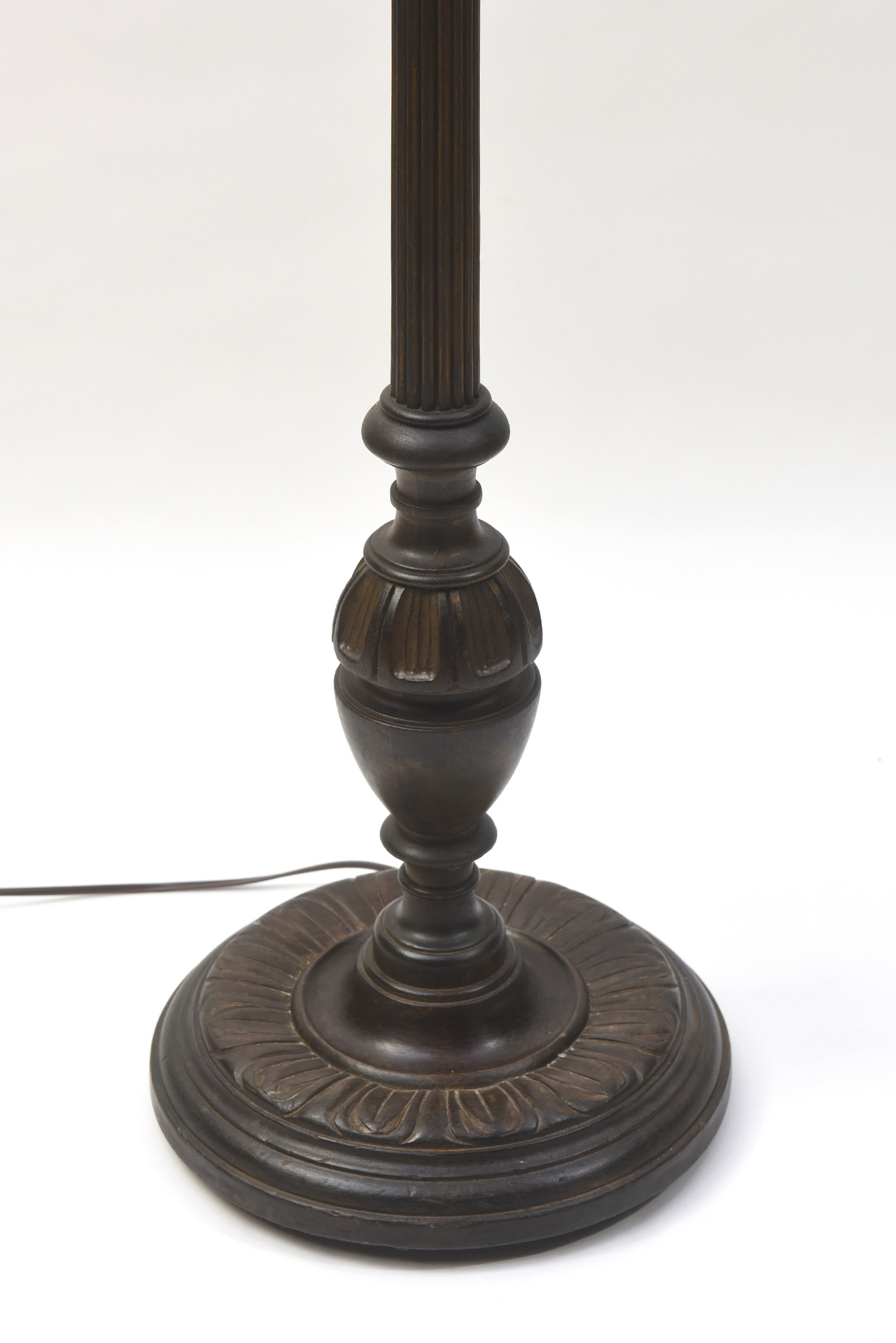 Carved Wood Floor Lamp Appleton Antique Lighting