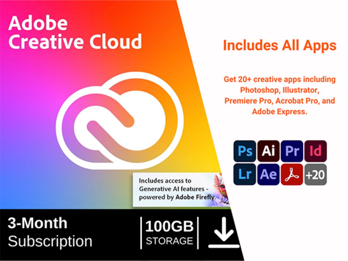 Today's deal: Adobe Creative Cloud – All Apps: 3-Month