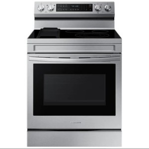 Samsung NE63A6711SS Electric Range, 6.3 cu ft, 30" Width, Convection, Air Fry, Self Clean NE63A6711SS