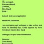 Sick Leave Application For Office – 9+ Samples