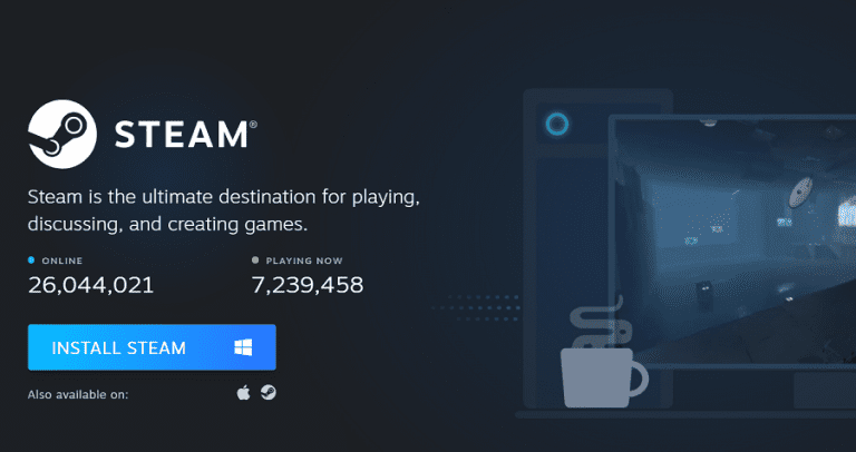 How To Uninstall And Reinstall Steam Without Losing Games Apps UK Install Steam Option 768x406 