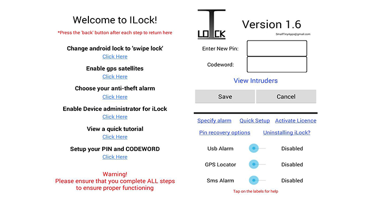 iLock – Anti-theft LockScreen