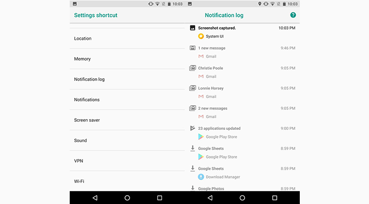 How to view cleared notifications?