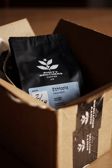 An opened subscription package