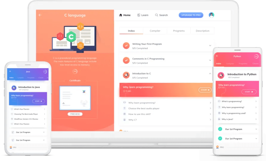 Приложения для обучения программированию
