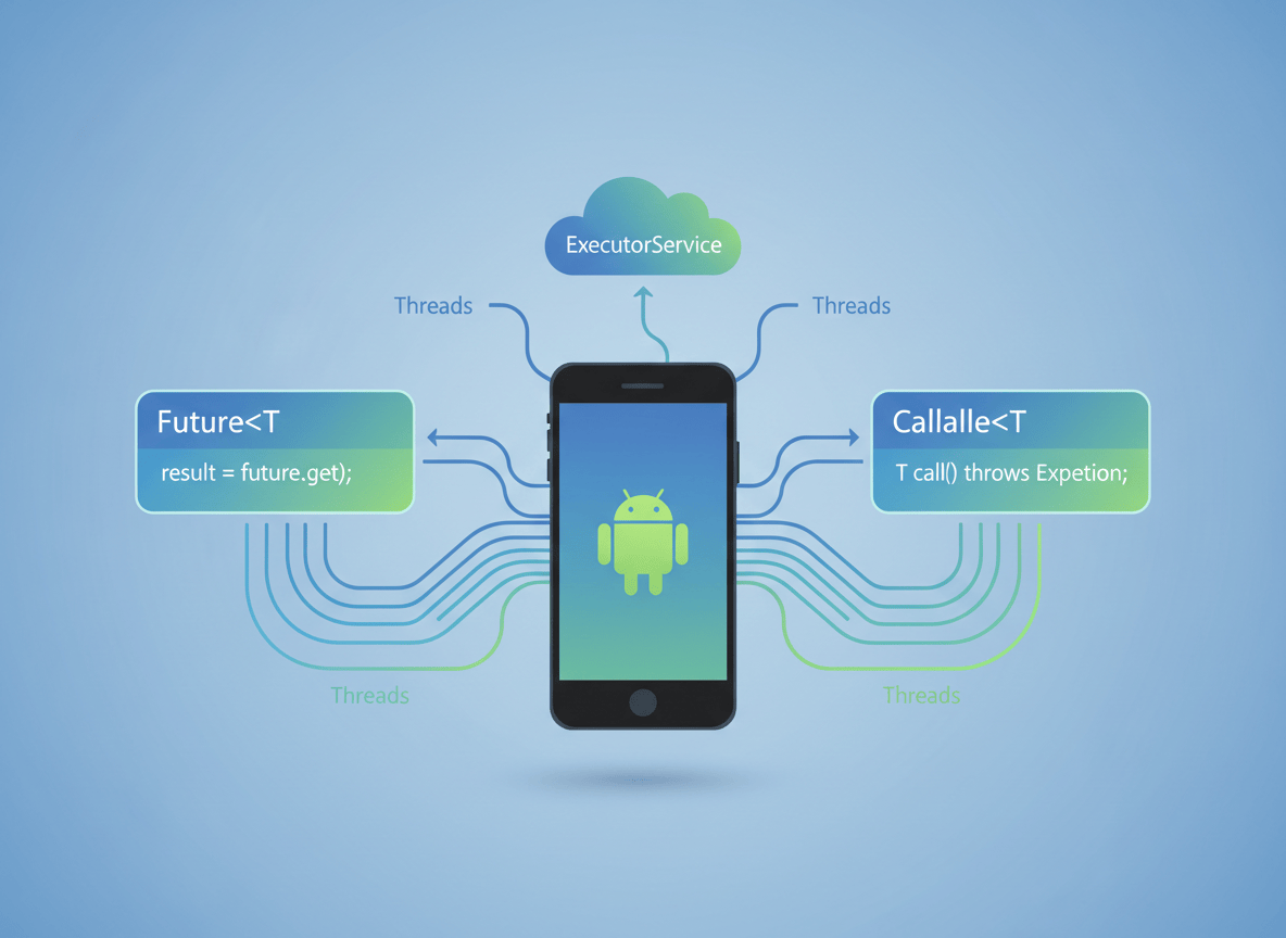 Future Callable Android Java - illustrazione concetti di concorrenza in Android