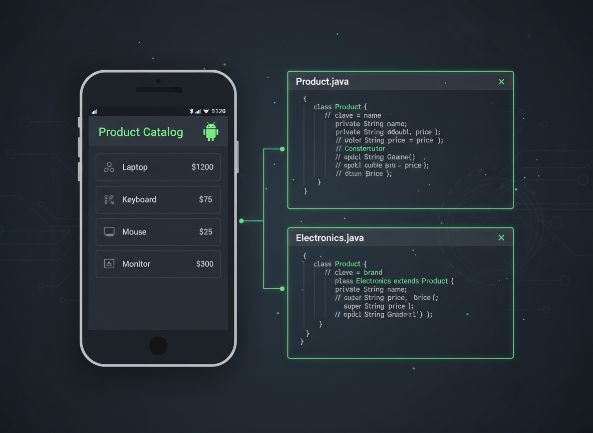 Mini App Gestione Prodotti Android OOP Java