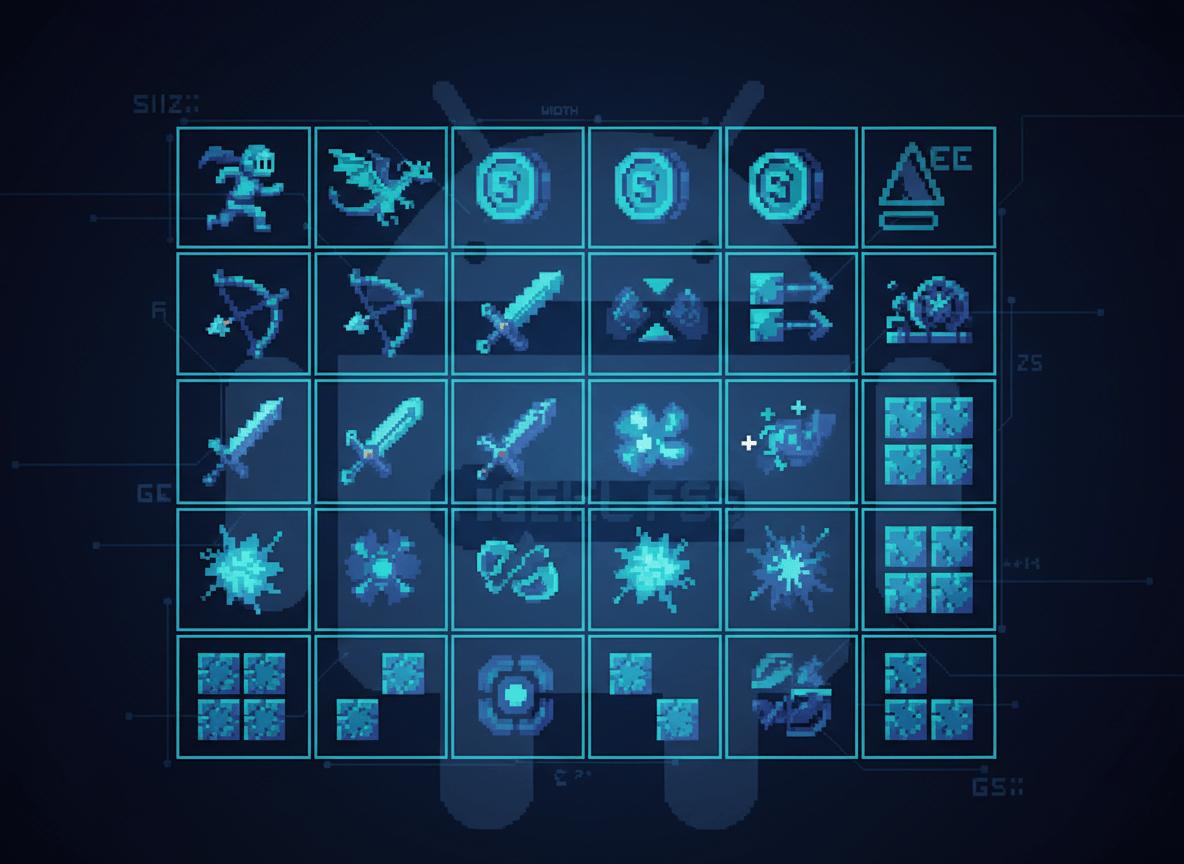 Sprite atlas libGDX Android con TextureAtlas e sprite 2D