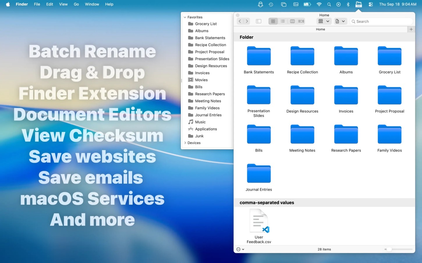 File Cabinet Pro macOS Tahoe screenshot of column view, expanded layout.