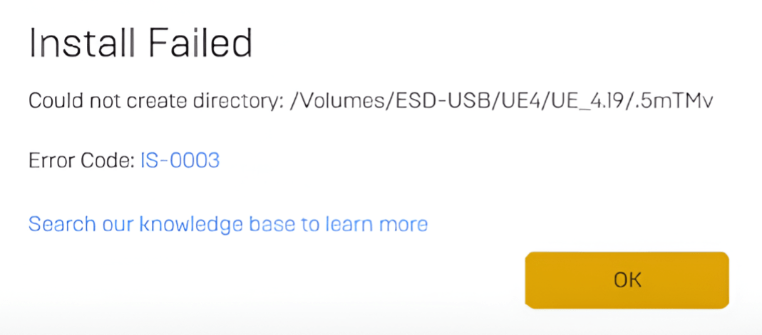 Fix Could Not Create Directory Error Code IS 0003 Could Not Create Directory 