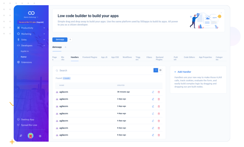 Low Code No Code Appup By 500apps - Classic Full HD Light Illustrations | Free Download