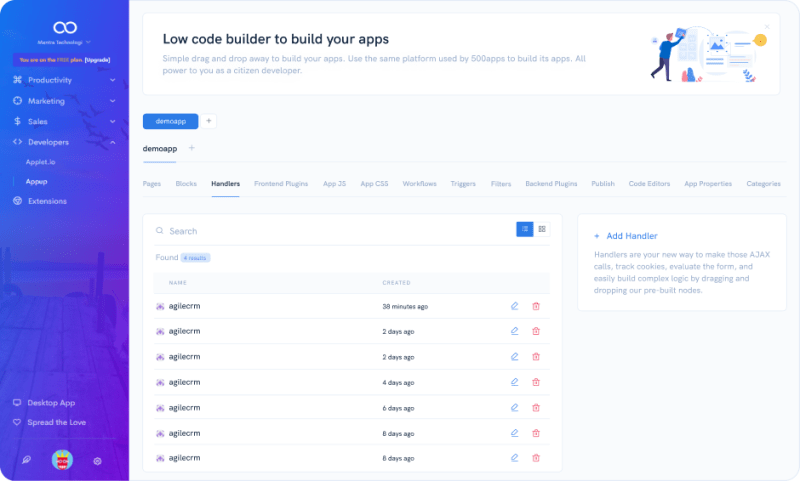 Low Code No Code Appup By 500apps - Minimal Art Collection - Retina Quality