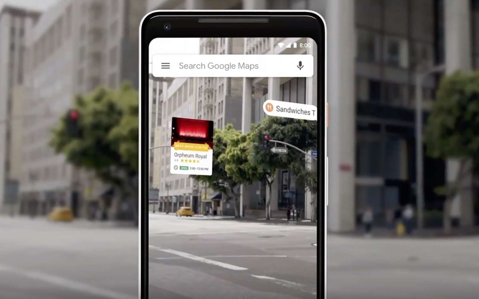 Augmented reality arrives in google maps
