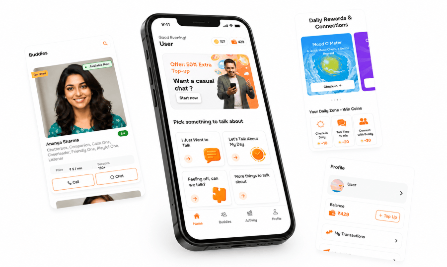 Zonely product interface