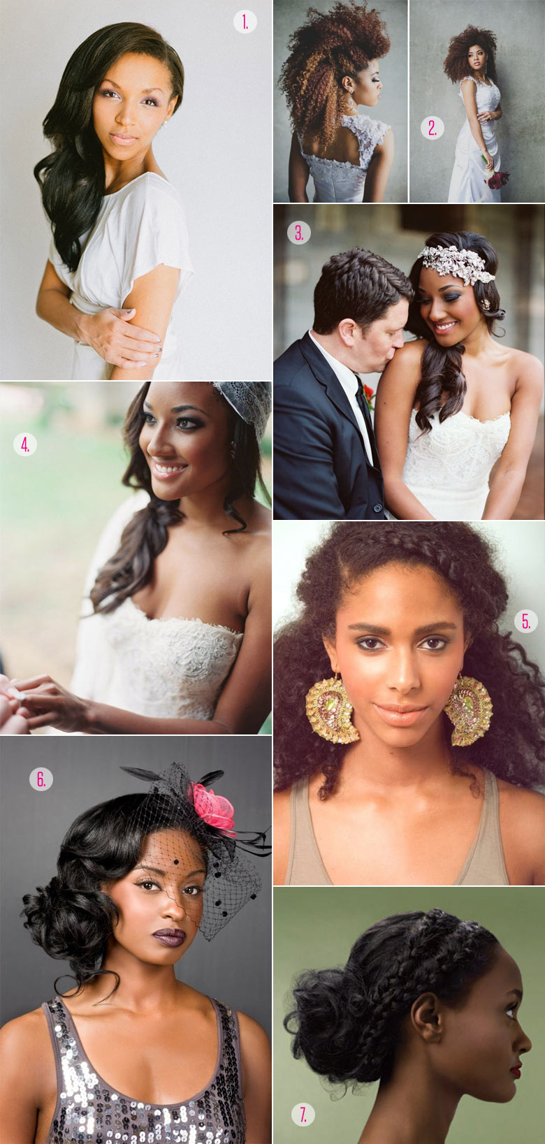 Black wedding hairstyles