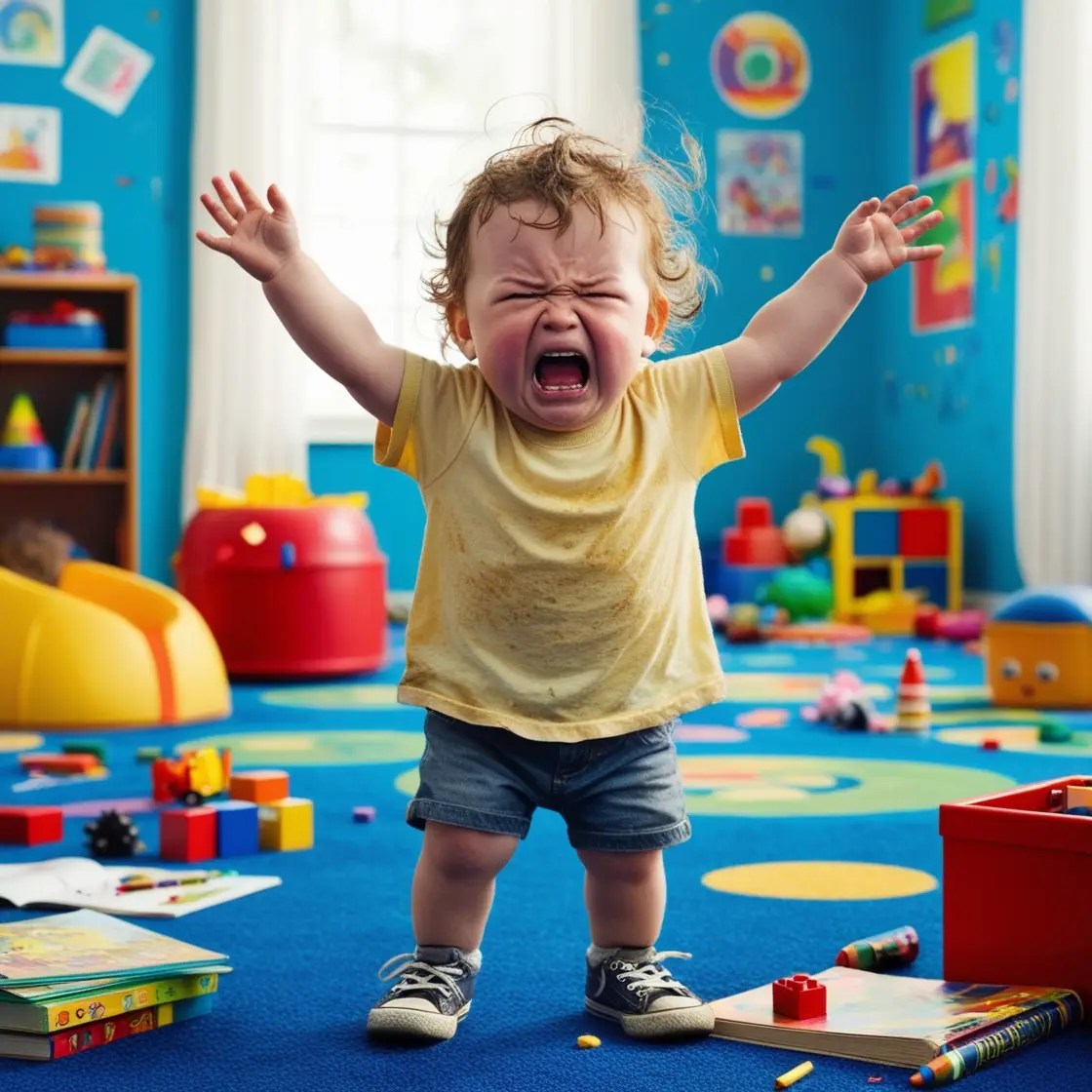 Criança com raiva