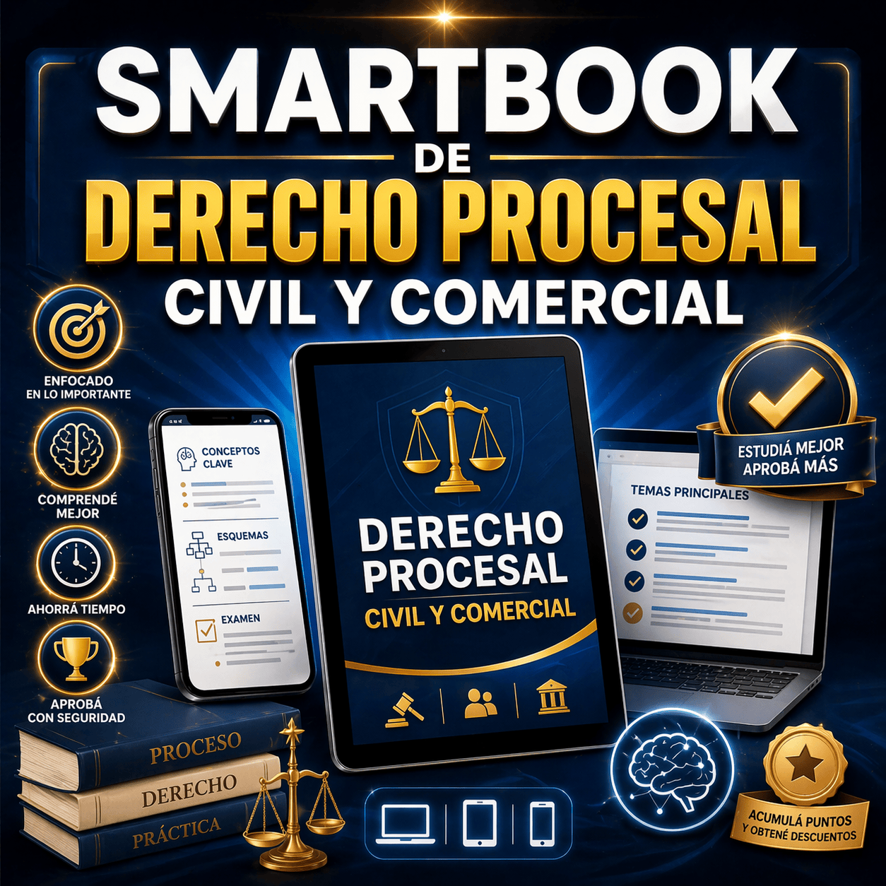 SmartBook de Derecho Procesal Civil y Comercial