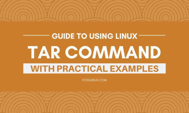 15 Uso Del Comando Tar En Linux Con Ejemplos Aprender Linux - Dark Art Collection - Desktop Quality
