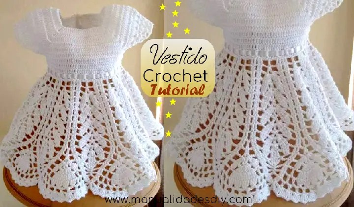 Como Hacer Bonito Vestido Para Nina A Crochet