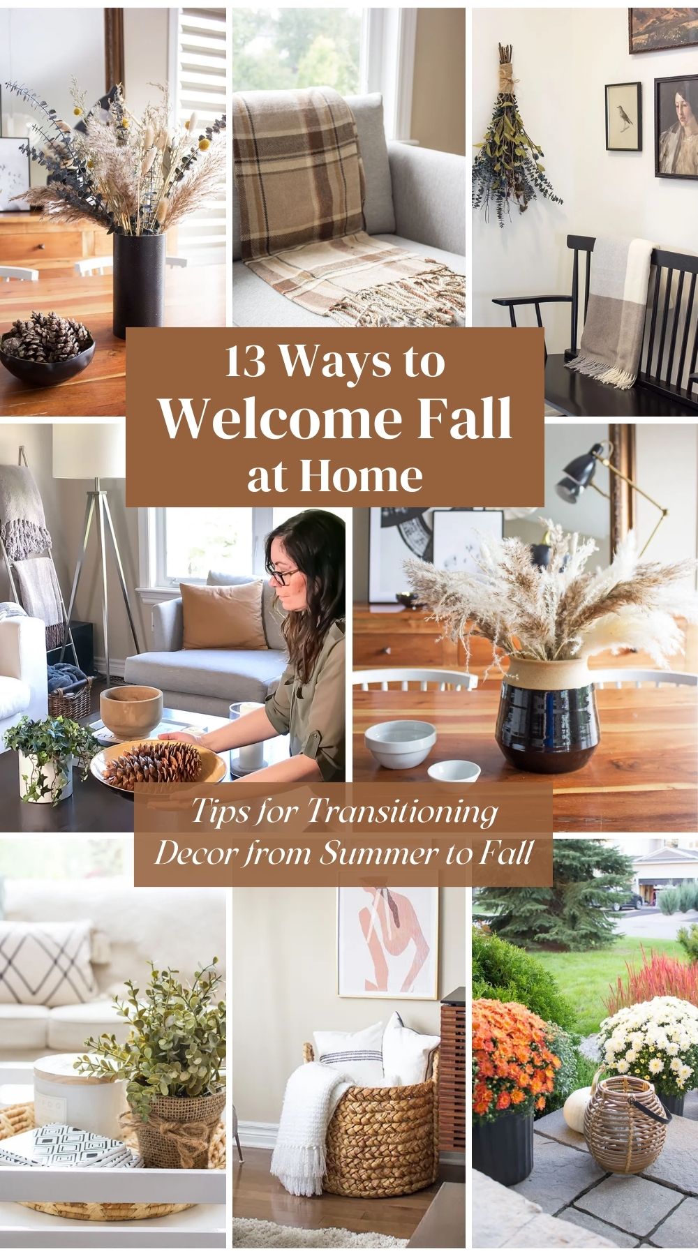 13 Simple Ways To Transition Your Decor from Summer to Fall - A Pretty Fix