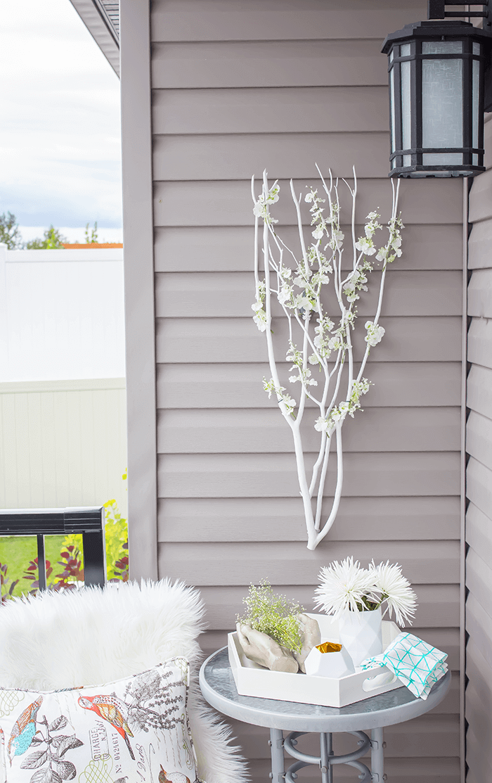 Create this simple, minimal Scandi-Inspired blossom branch in under an hour. A lovely, soft touch to any wall space, indoors or out, or as part of a tablescape.