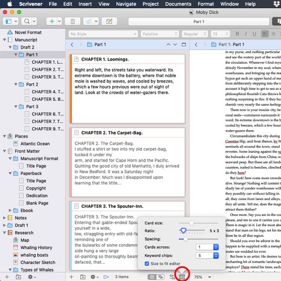 Scrivener Layouts - 52 Weeks of Scrivener - April Dávila