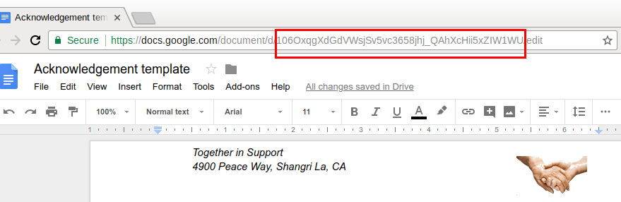 Creating Google Doc Templates Document And Email