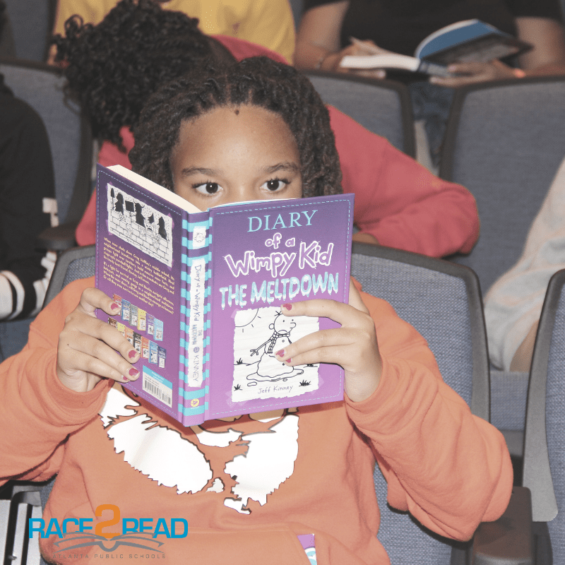 The "Wimpy Kid" Gets APS Race2Read Rolling