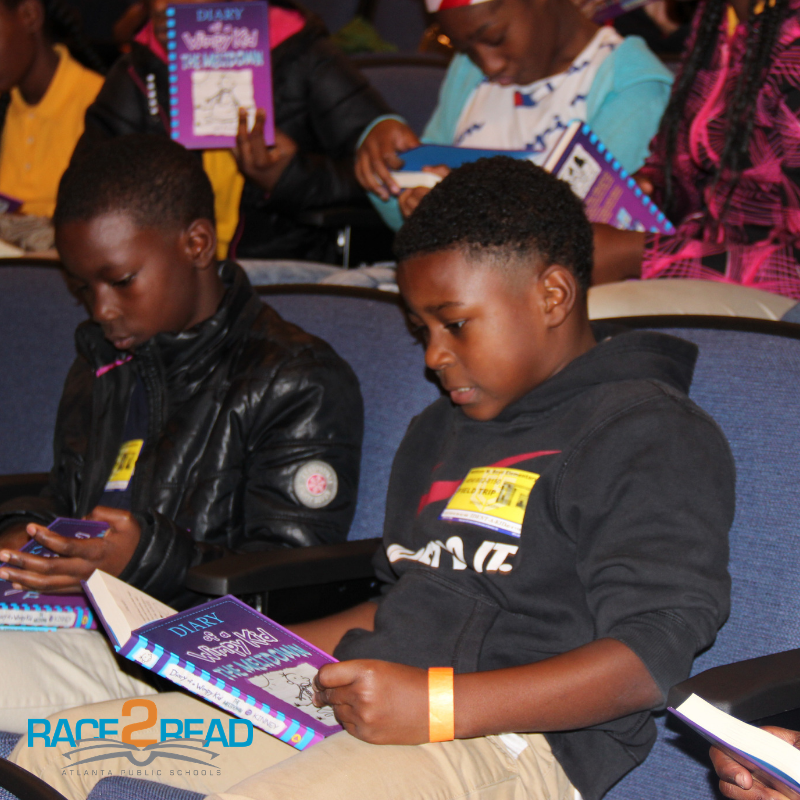 The "Wimpy Kid" Gets APS Race2Read Rolling