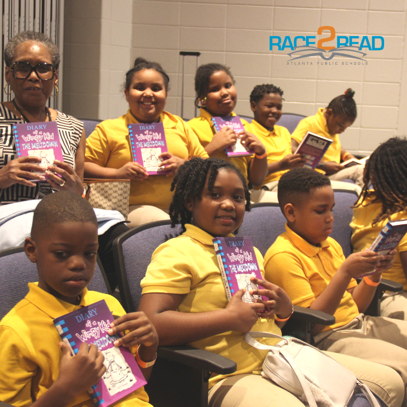 The "Wimpy Kid" Gets APS Race2Read Rolling