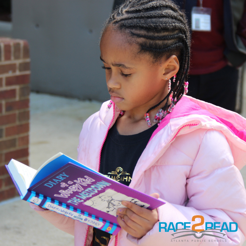 The "Wimpy Kid" Gets APS Race2Read Rolling