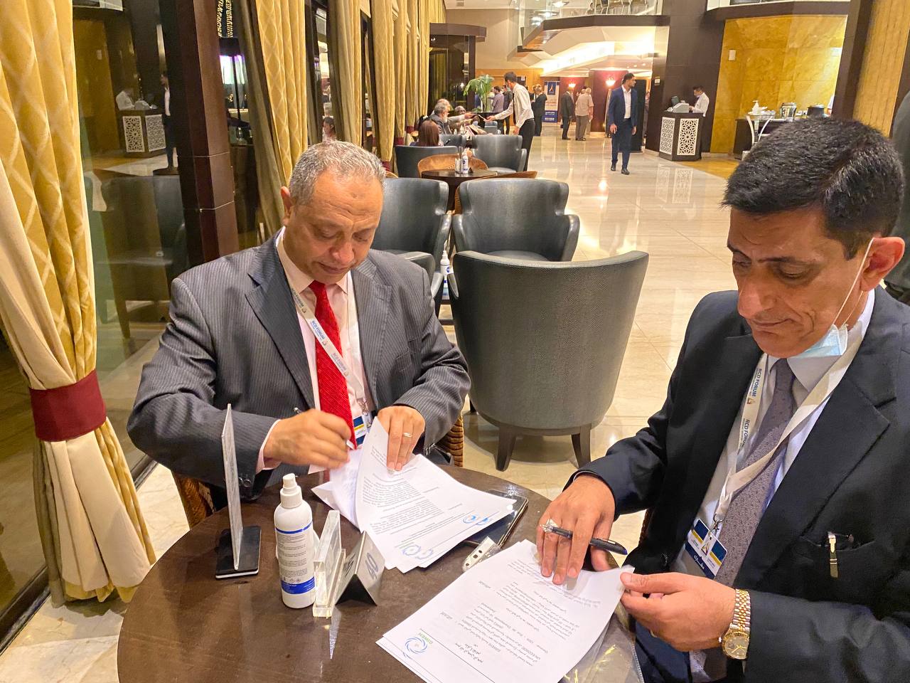 توقيع مذكرة تفاهم مع المعهد العالمي للمياه والبيئة والصحة السويسري (GIWEH)