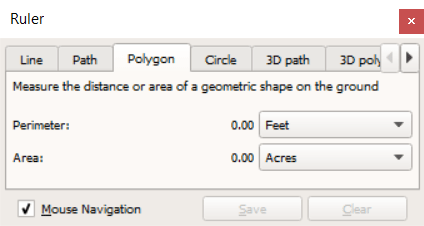 Cyberscouting protip: measuring acreage in google earth