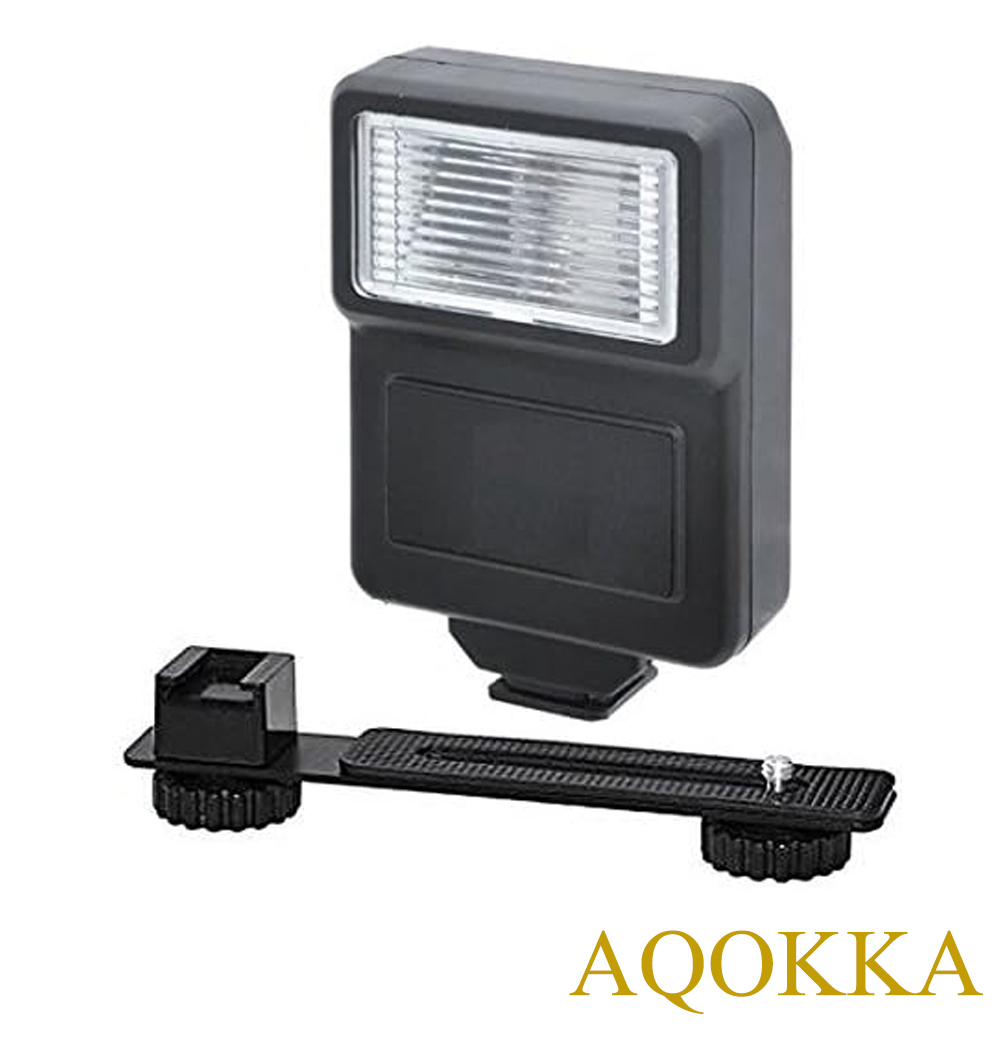 AQOKKA Digital Camera Flash with Shoe Bracket for Sony, Nikon, Canon, Pentax, Olympus & More Cameras & Camcorders