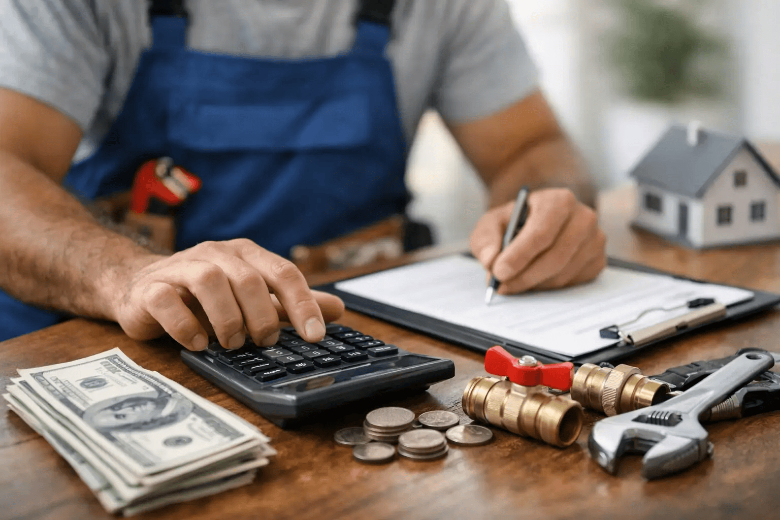 Contractor Commission Example for Plumbers