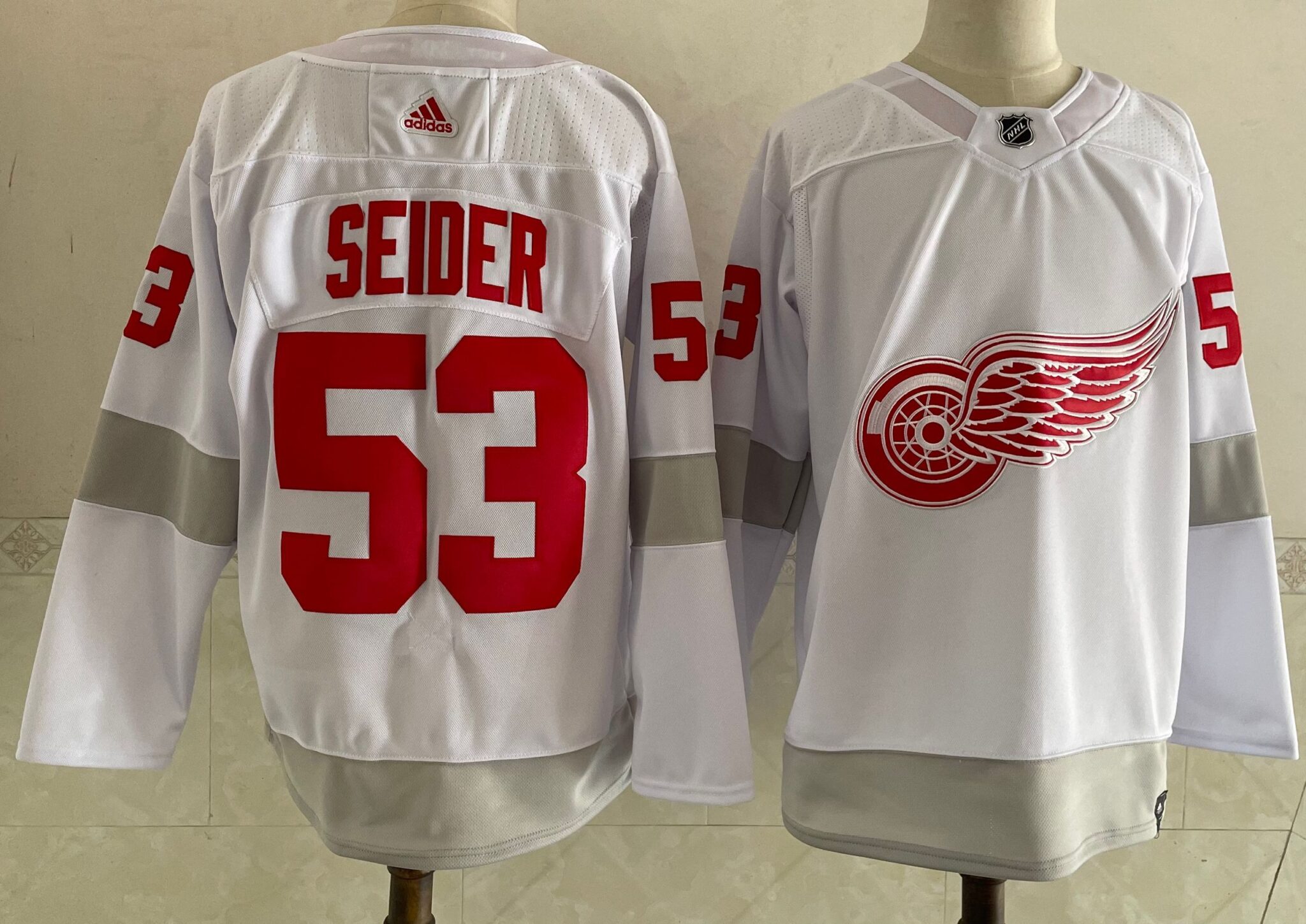 White Seider NHL Inspired Jersey