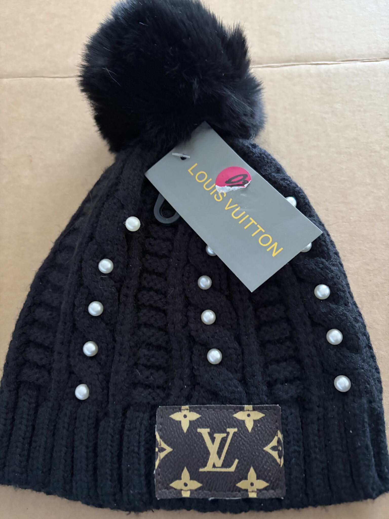 Louis Vuitton (LV) Inspired Knitted winter Hat