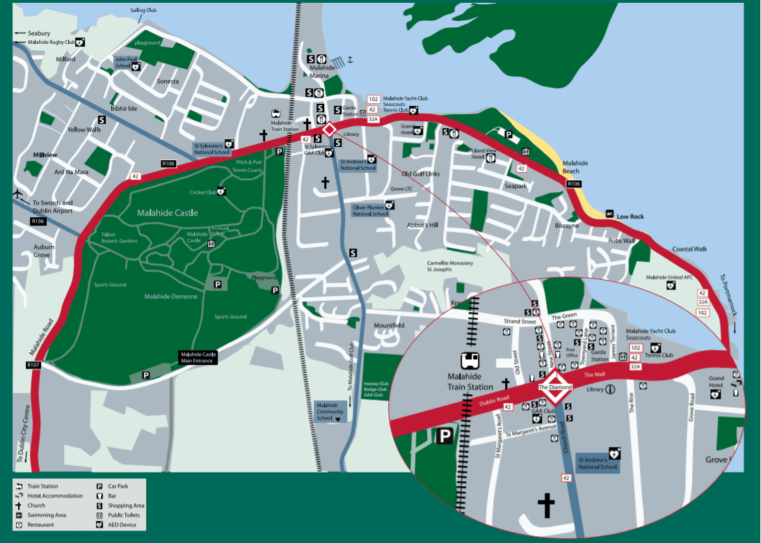 Malahide Cercan As De Dublin Aqu De Paso Seguros De Viaje De Malahidemap 