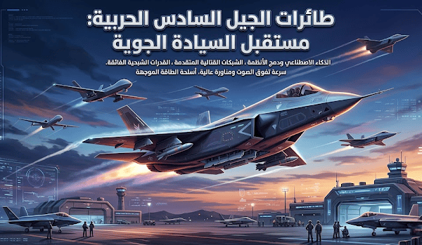 طائرات الجيل السادس الحربية: مستقبل السيادة الجوية