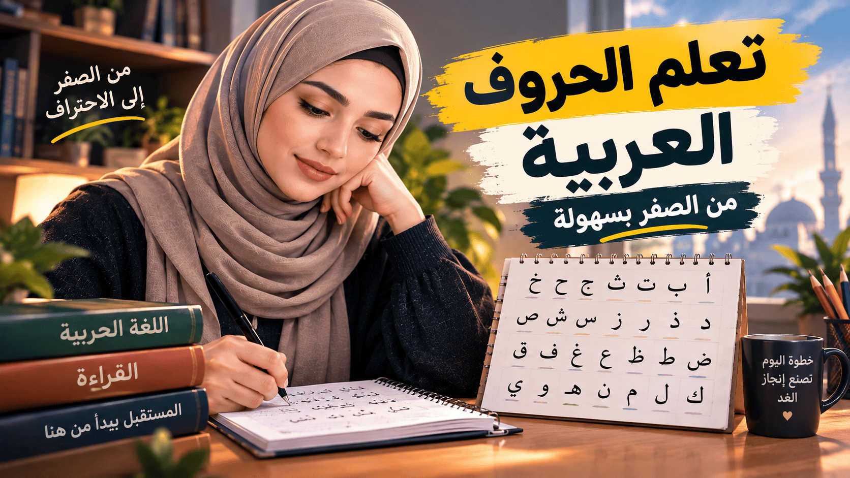 تعلم الحروف العربية من الصفر: طريقة سهلة لحفظ الحروف ونطقها learn-arabic-letters