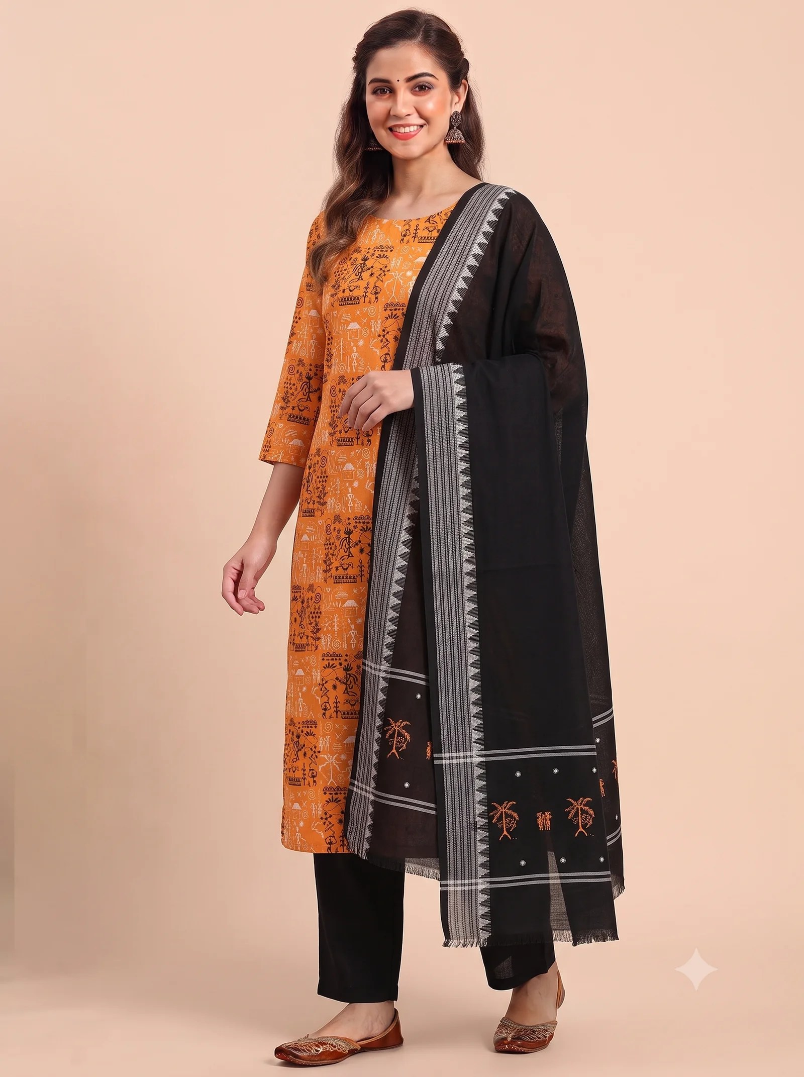 AMBER BOMKAI COTTON DRESS MATERIAL