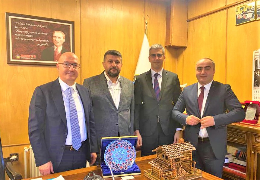 Halkbank Genel Müdür Yardımcısı Hasan Tuncay Araç’ı Ziyaret Etti