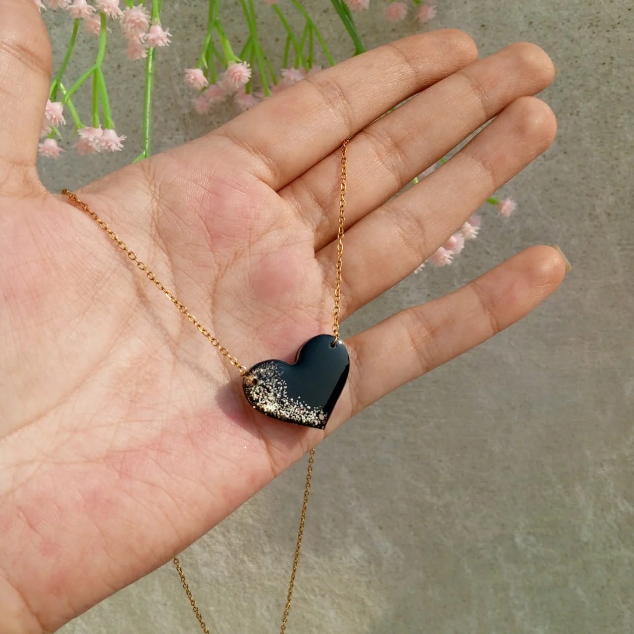 Midnight Glow Heart Pendant