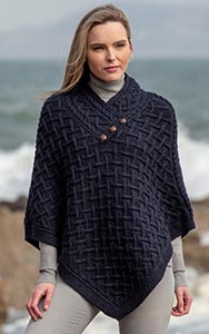 Tweed cape - Donegal tweed cape, Aran Crafts, T31