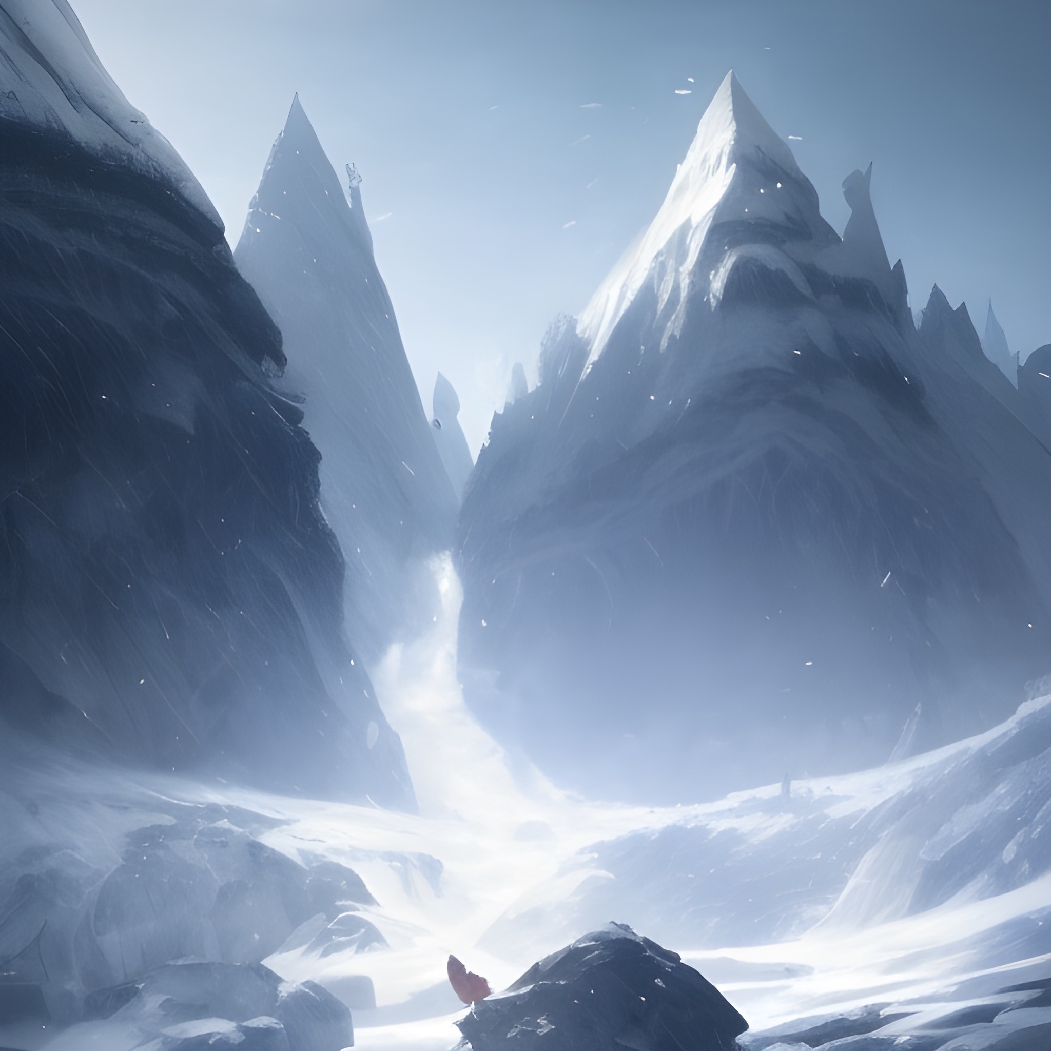 Aratheon, Bothvar, Viking, mountains, icy mountains, snowy mountains,