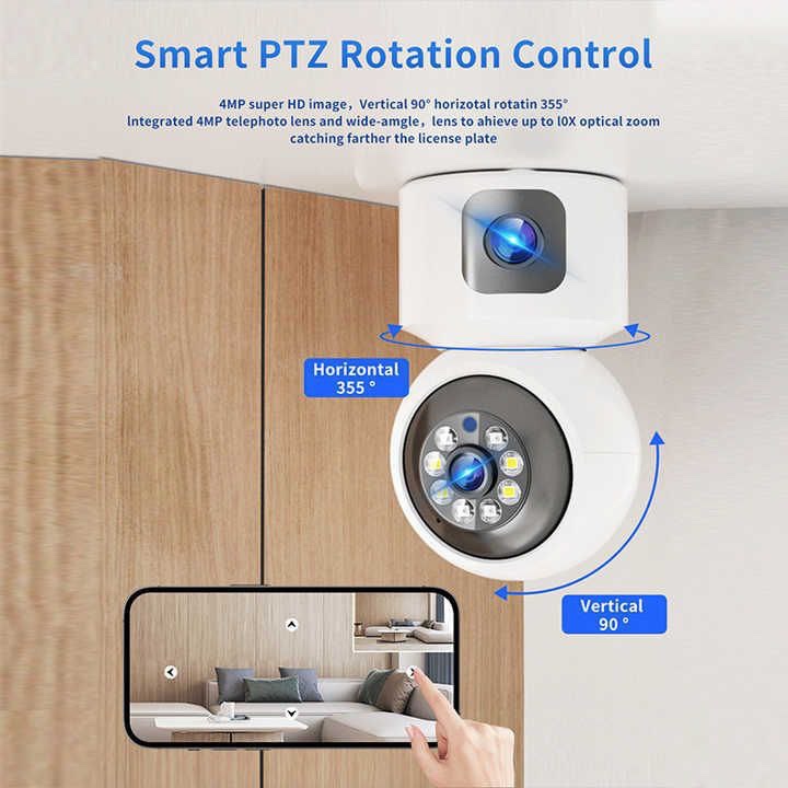 كاميرا واي فاي عدستين متحركة 5 ميغا - الصورة 3