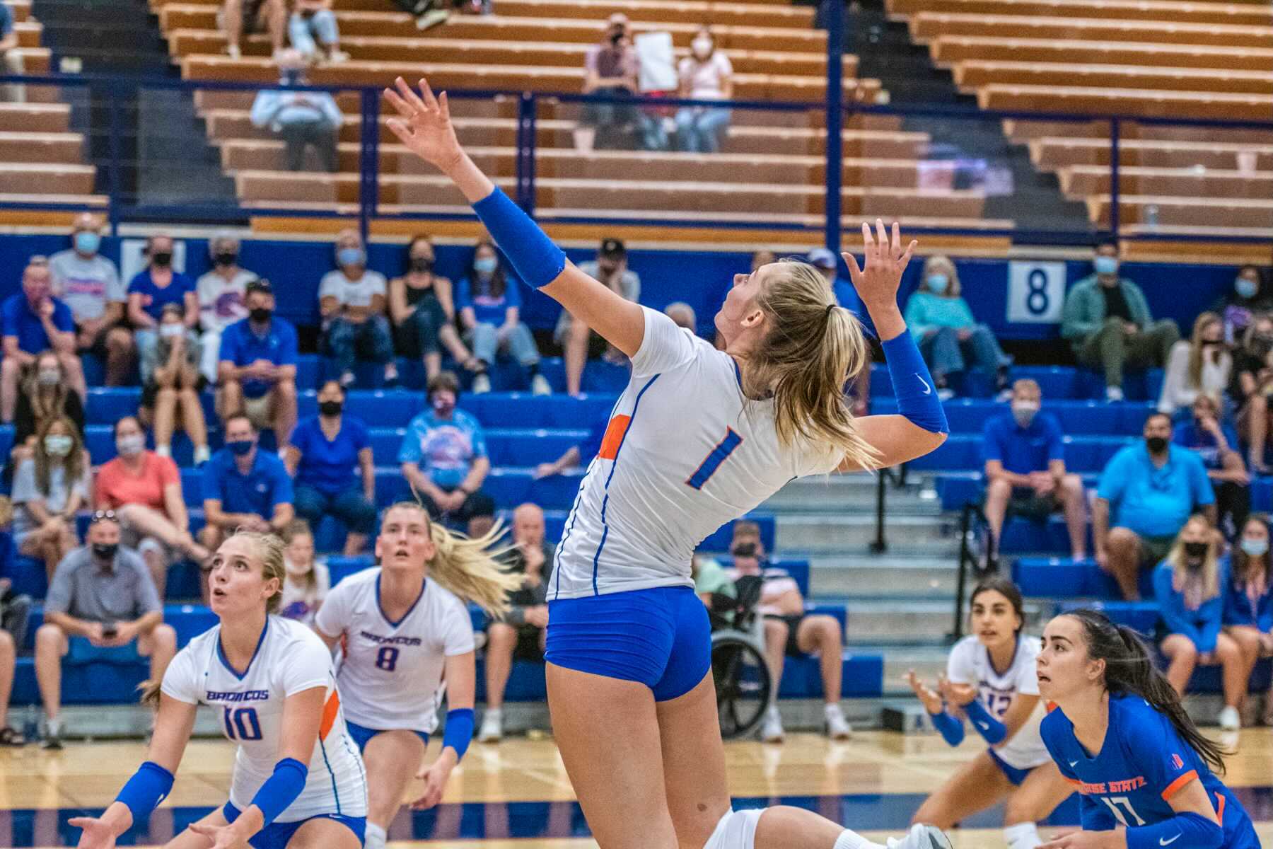 Boise State women’s volleyball against Dixie State.