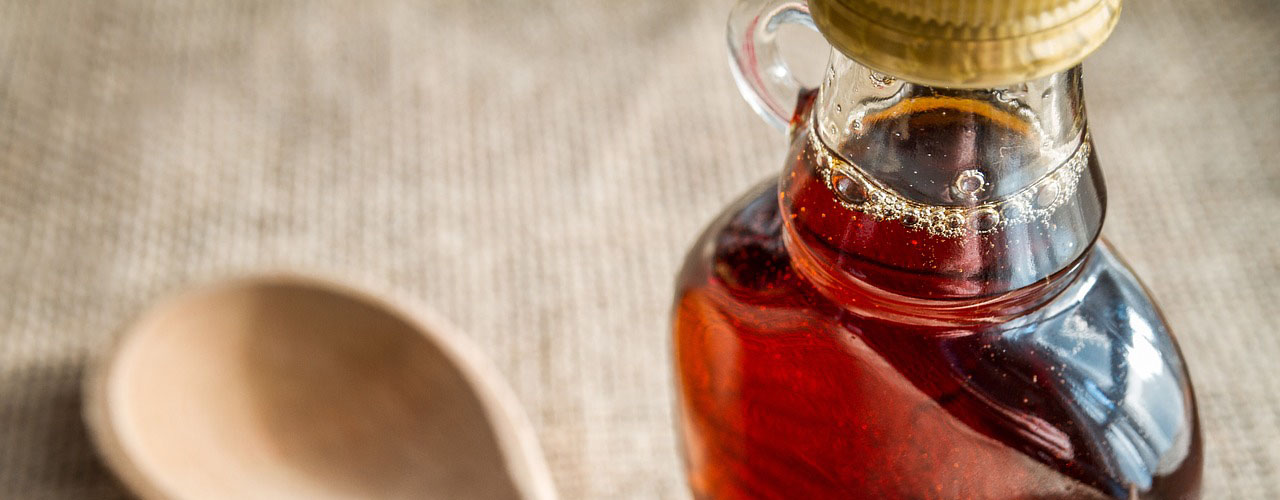 bottled maple syrup