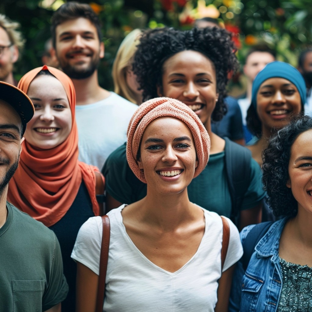 Discover the Best Coffee in Fort Collins at Arboretum Coffee 4 Arboretum Coffee A group of diverse people from different cultures enjoying together at the park.
