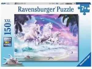 Puzzle 150 p XXL - Licornes sur la plage (Ravensburger)